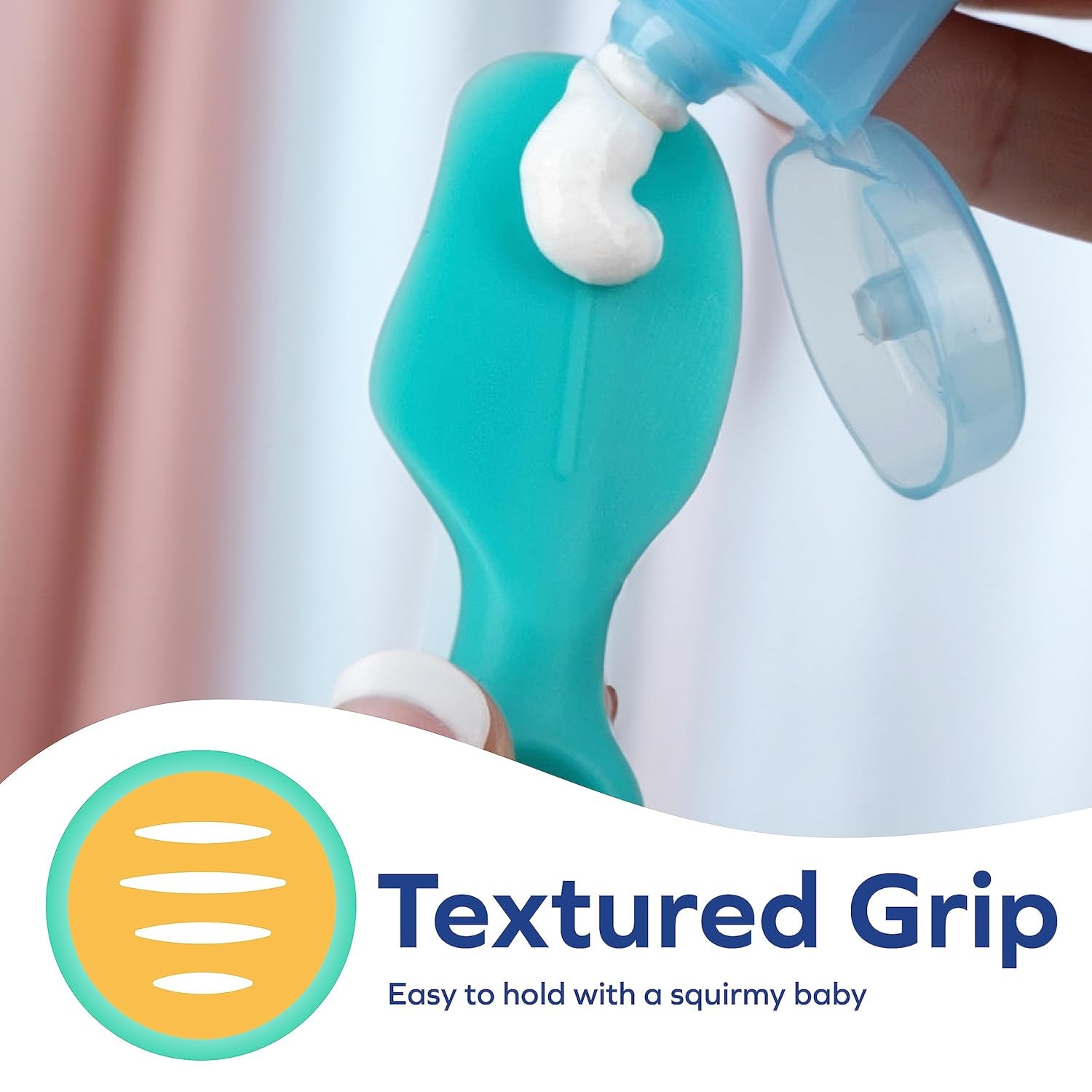 Nuby Diaper Cream Applicator - Rash Cream Spatel | inklusive reseväska | lämplig från födseln Barn - Bad och hudvård Naty Shop