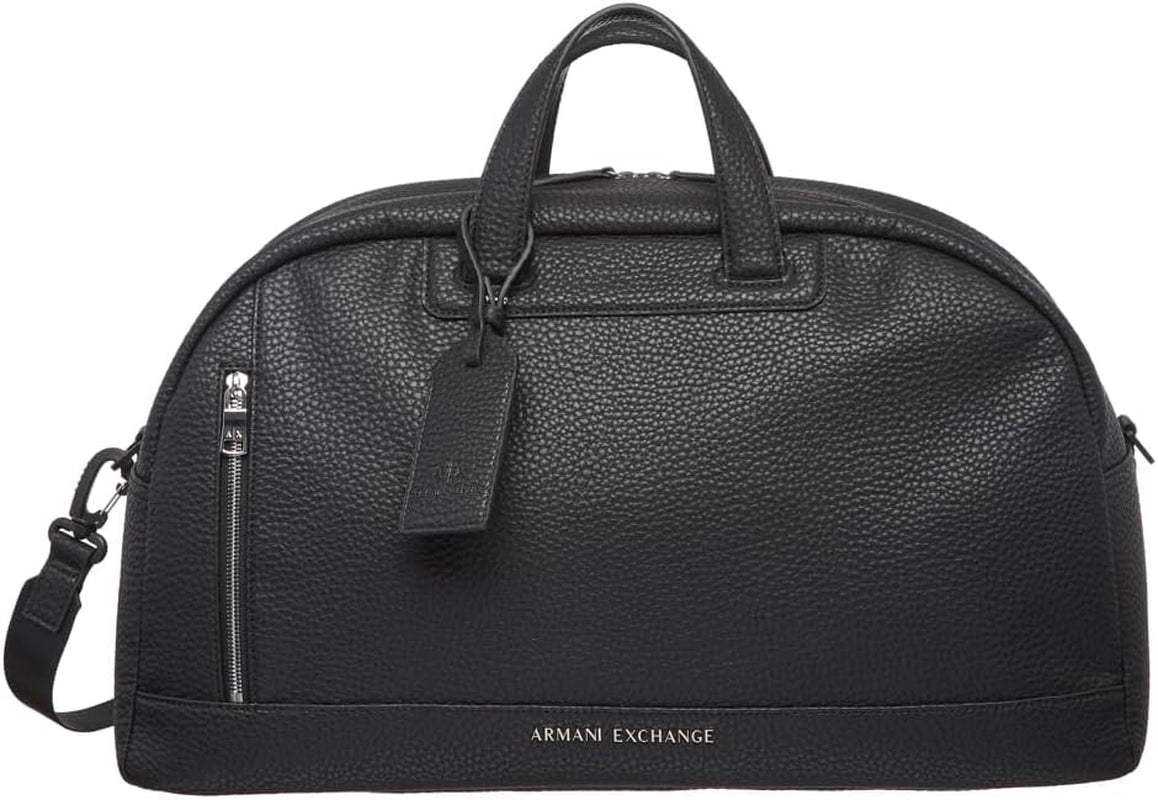 Armani Exchange Pebble för män Armani Duffelväska Svart Bagage & Reseutrustning Naty Shop Standardtitel