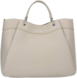 Armani Exchange Essential for Women, Wave, Silvertryckt logotyp Shopping L-väskor Dam Naty Shop Pisco
