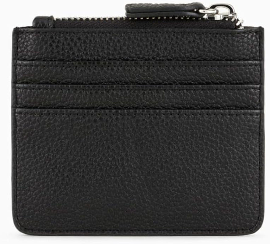 Armani Exchange Small Women's Snap Credit-bälte Resetillbehör-kuvertkorthållare, svart plånbok Kvinnor Naty Shop