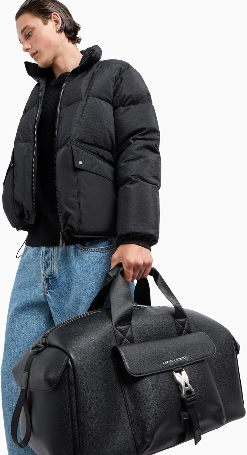 Armani Exchange Matthew resväska för män Slitstark yxa Tuc-stängning Bagage & reseutrustning Naty Shop