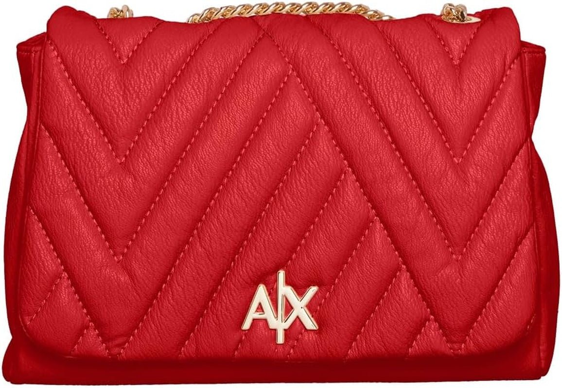 Armani Exchange Margareth Chain Axelremmar Soft Touch Crossbody Medium Väskor Dam Naty Shop Curse