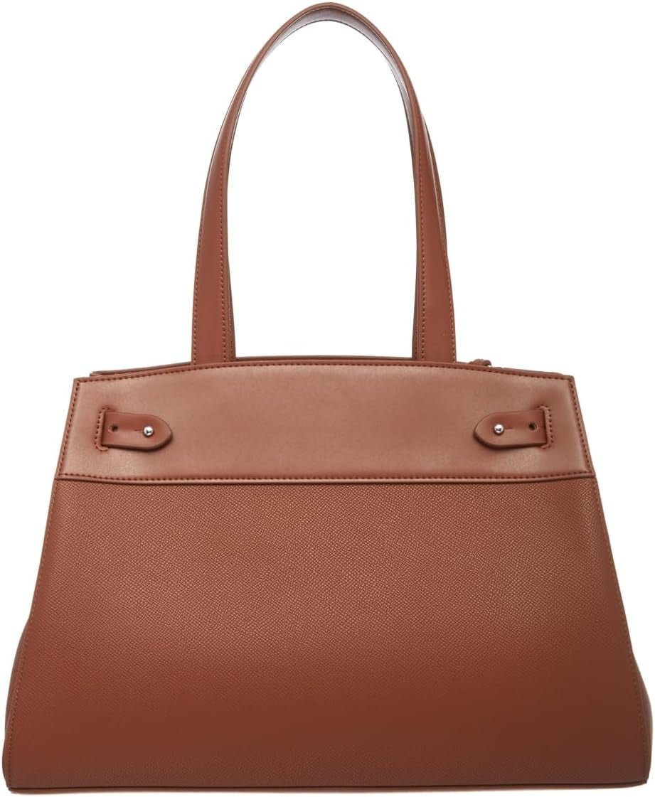 Armani Exchange Women's Essential, Milano 91, Double Bucke L Tygväska Naty Shop-väskor för kvinnor