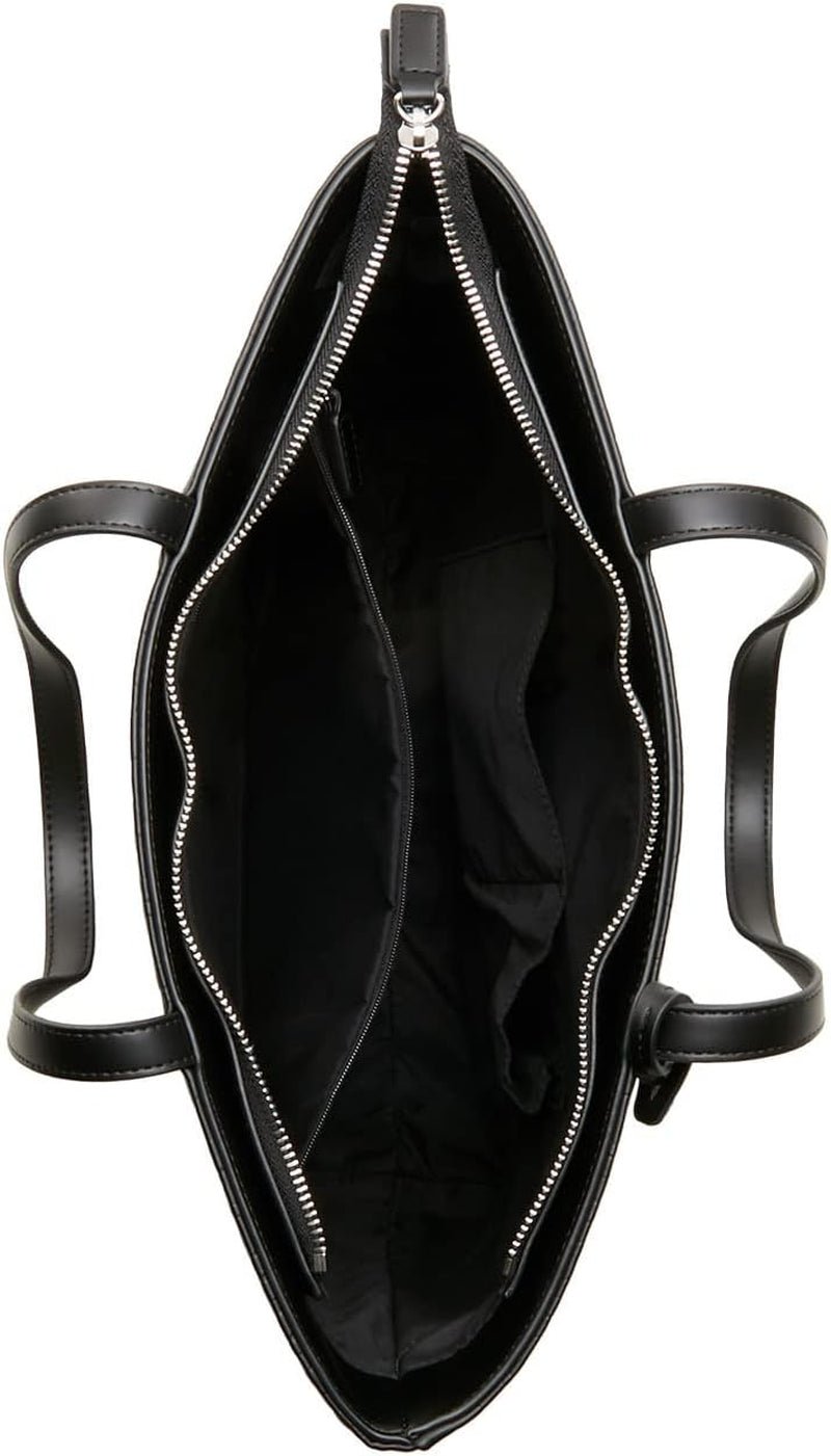 Armani Exchange Women's Liz - Open Medium Shopping-handväska, Nero Black, 28x11x40 cm (L x H D) EU Damväskor Naty Shop