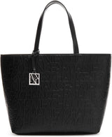 Armani Exchange Women's Liz - Open Medium Shopping-handväska, svart (Nero Black), 28x11x40 cm (L x H D) EU Damväskor Naty Shop Standardtitel