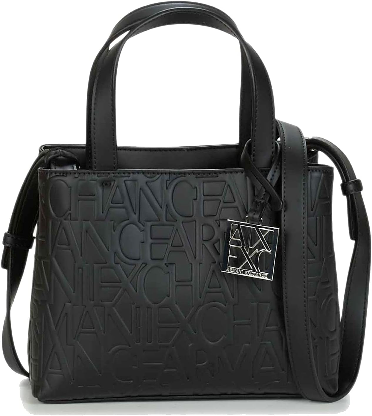 Armani Exchange Dam Liz - Small Open Shopping Tote Negru (Nero - Svart) Damväskor Naty Shop