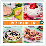 Azafran frystorkade jordgubbsskivor, naturliga torkade jordgubbar i skivor 250g Torkade produkter Naty Shop