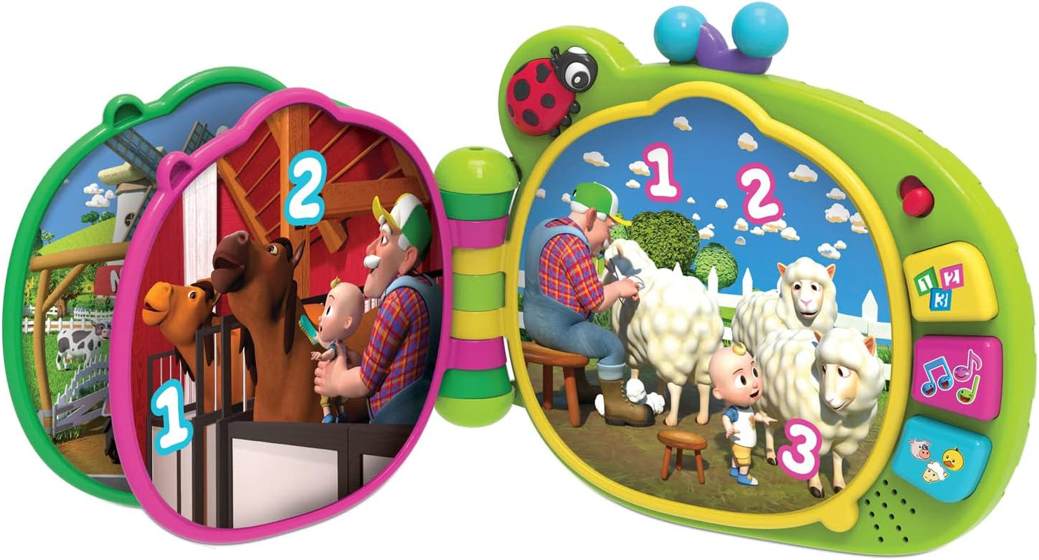 CoComelon , J.J lärobok, inlärningsfunktioner och elektronik, leksak för barn från 18 månader, CCM10 (fransk version) Bebe Toys Naty Shop