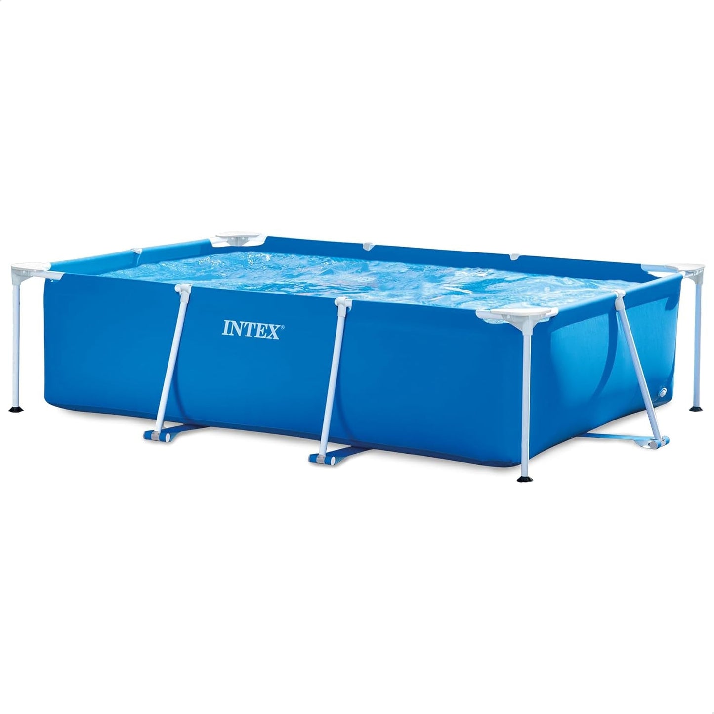 Intex 28271NP - Rektangulär ovanjordspool med ram, 2282 L, stål och PVC, blå, 260x160x65 cm