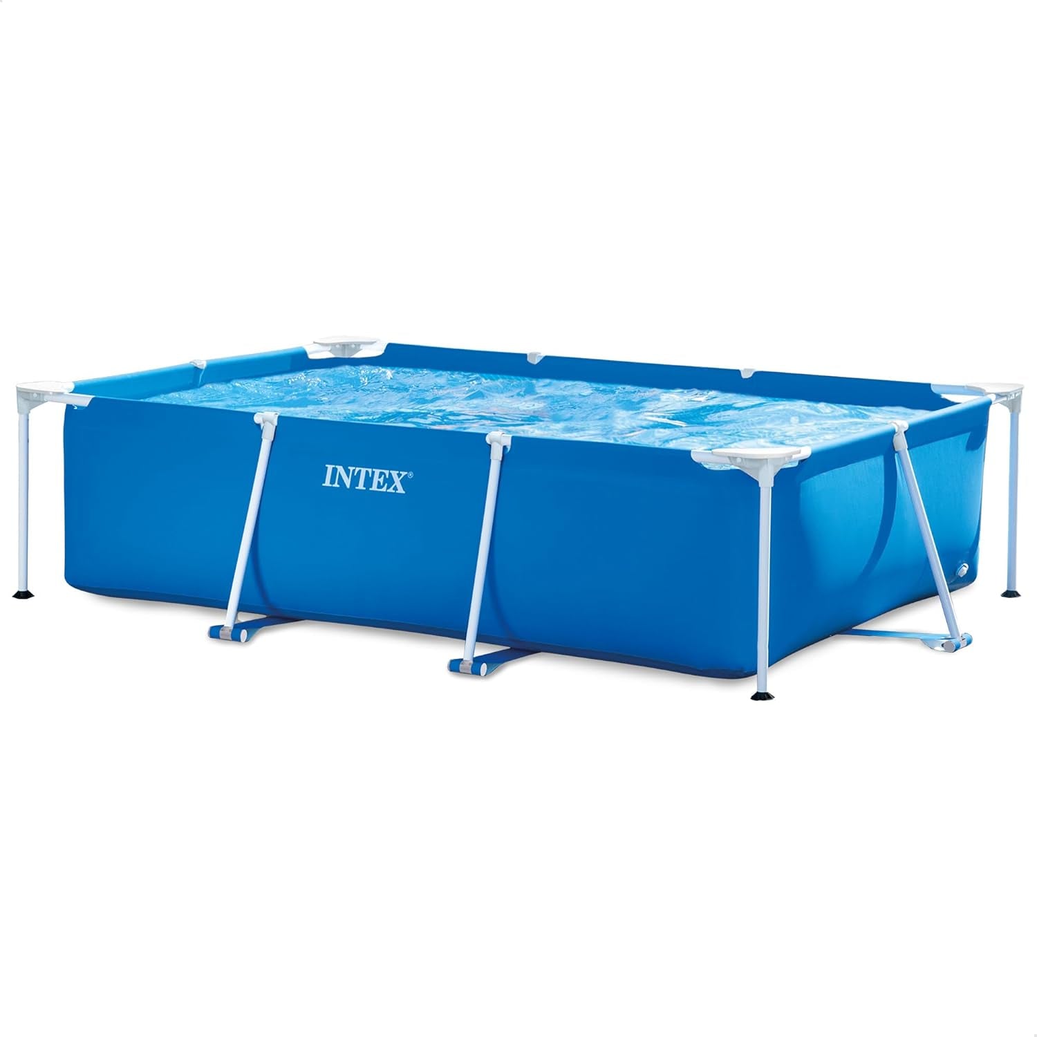 Intex 28271NP - Rektangulär ovanjordspool med ram, 2282 L, stål och PVC, blå, 260x160x65 cm