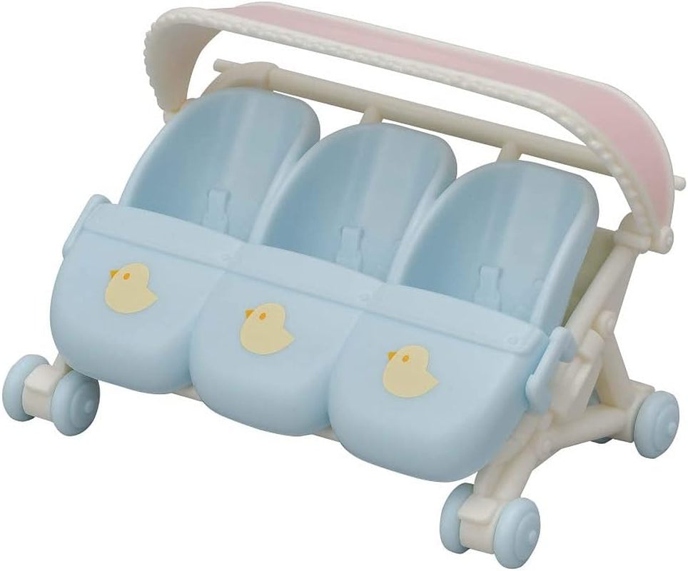Sylvanian Families L5533 Triplets Stroller - Dollhouse Playset Dolls Naty Shop Standardtitel