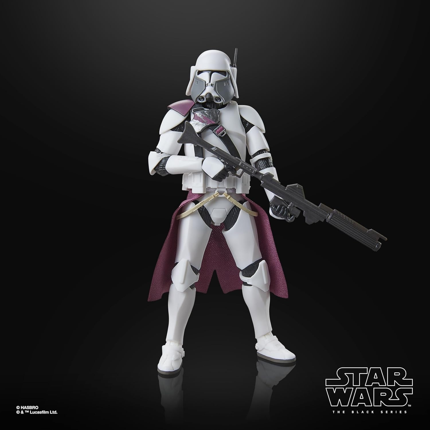 Star Wars Black Series Clone Commander Bacara, Star Wars: Ahsoka Premium Samlarfigur (15 cm) Actionfigurer Naty Shop