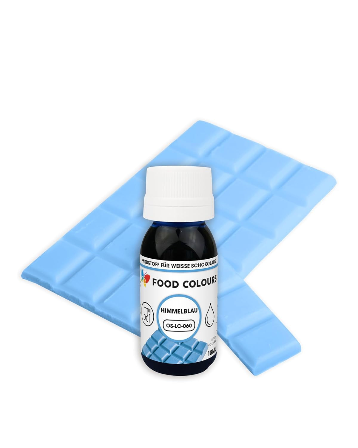 Matfärg OS-LC MÖRKGRÖN 18 ml Livsmedelsfärg för vit choklad, praliner, krämer, feta bakverk, dekorationer för tårtor och tårtor