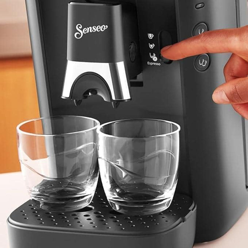 PHILIPS Senseo Maestro kapselespressomaskin - Intense Plus-teknik, högkvalitativ espresso, ekologisk design, 1,2 l vattentank, memofunktion, avkalkningsindikator (CSA260/60)