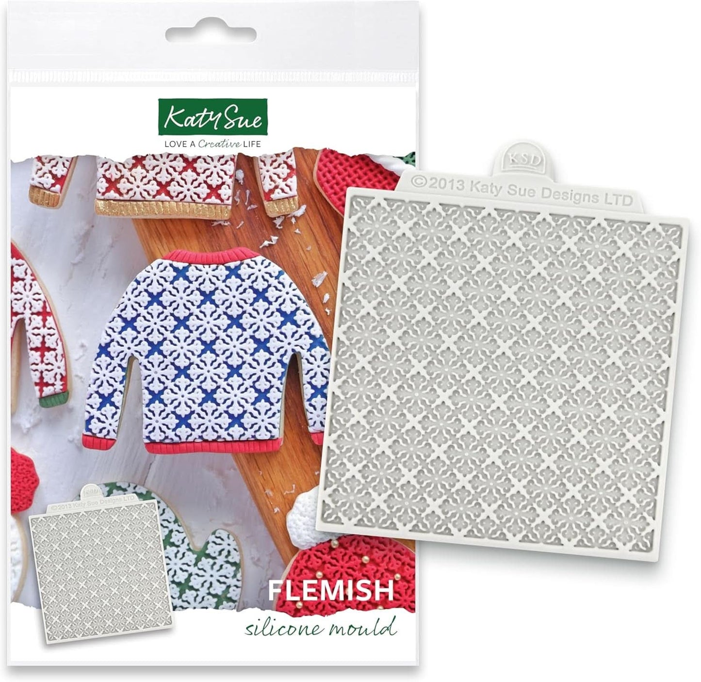 Katy Sue, gjuta silikon textur stickning kök Naty Shop