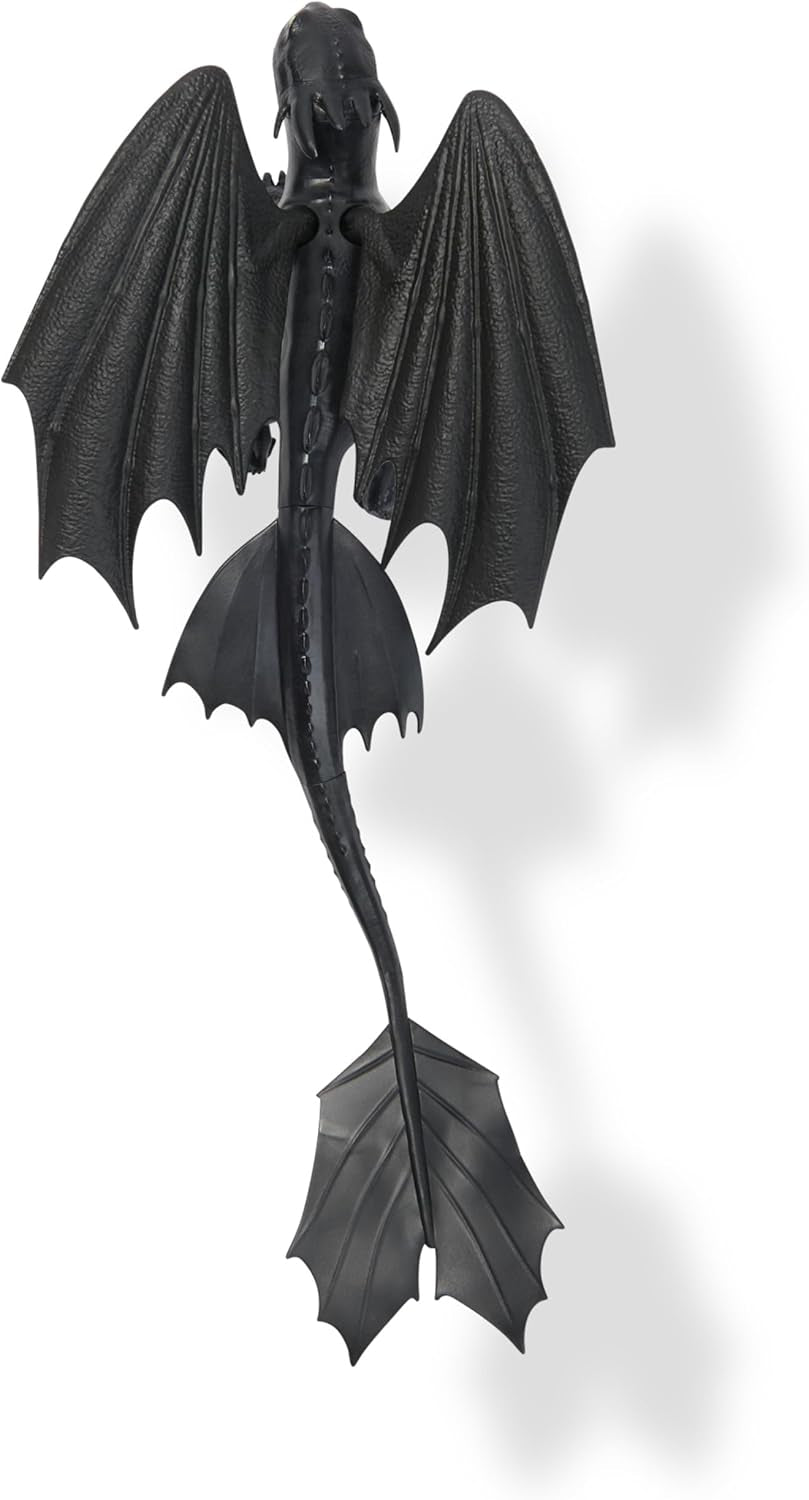 Dreamworks Så tränar du din drake 22 cm Längd Basic Dragon Tandlös figurleksak för barn 4+ Actionfigurer Naty Shop
