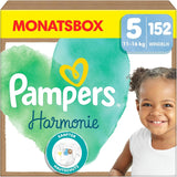 Pampers Harmony blöjor storlek 4, 174 blöjor, 9 kg-14 kg, skonsamt hudskydd med 100 % Pampers skydd
