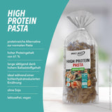Best Body Nutrition Protein Pasta 6 x 200 g - Fit4Day High Protein Tagliatelle - 61% Protein, Low Carb, Vegan & Laktosfri, Sojafri - Högkvalitativt ärtprotein - För lågkolhydratdieter