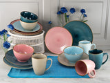 CreaTable, 22506, COSY DAY-serien, 16-delat servisset för 4, kombinerad porslinsservice, diskmaskin och mikrovågssäker, kvalitetstillverkning