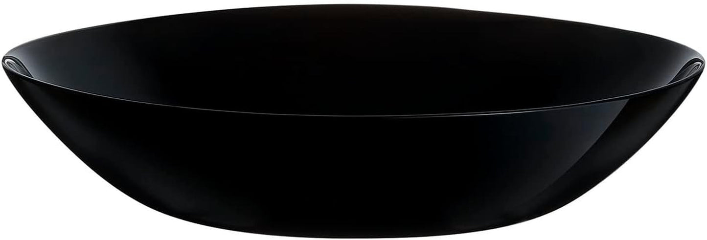 Arcopal Zelie servisset i svart glas, 12 delar, 4 platser, svart