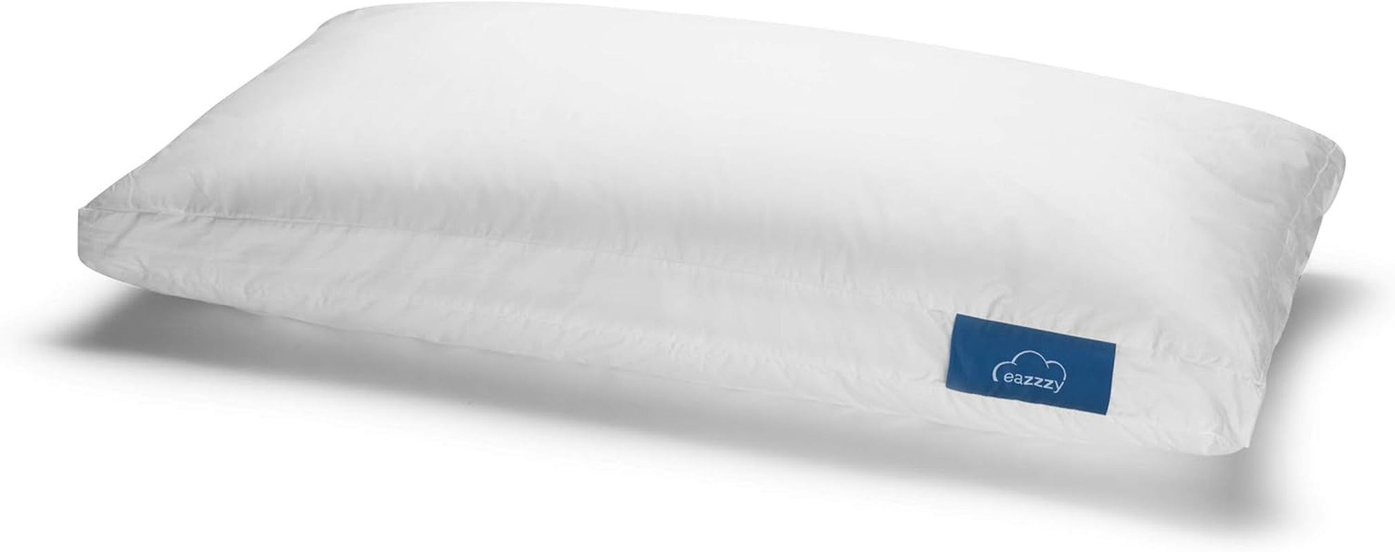 Genius kudde, bomull, eazzzy 40x80 cm - ortopedisk kudde för vilsam sömn, gjord av mjölkfiber med aloe vera - lämplig för allergiker, med stöd, Oeko-TEX certifierad nackstödskudde, vit, A19202