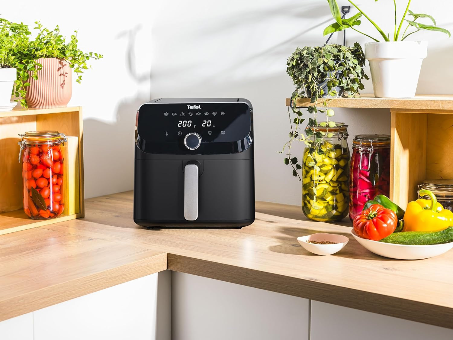Tefal Easy Fry Mega Hot Air Fryer, 7,5 liters kapacitet, upp till 8 personer, EY8558E0 Appliances Naty Shop