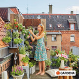 Adapter för Gardena-apparater: Anslutning till det ursprungliga Gardena-systemet för bevattningsapparater med invändig gänga, lämplig för 26,5 mm gänga (G 3/4"), förpackad (2921-20), Svart