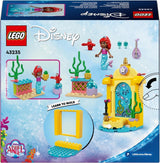 LEGO Ç€ Disney Princess Arielle's Musical Scen Byggleksak för barn med 2 figurer, presentidé för flickor och pojkar från 4 år och TV-seriefans, Barnleksak 43235 Byggset Beuche den LEGO-Store