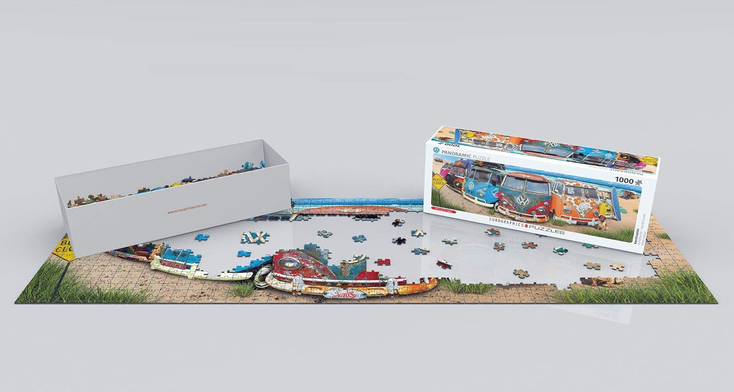 VW Bus - Kombination (pussel): Panorama pussel, 1000 Puzzle Naty Shop