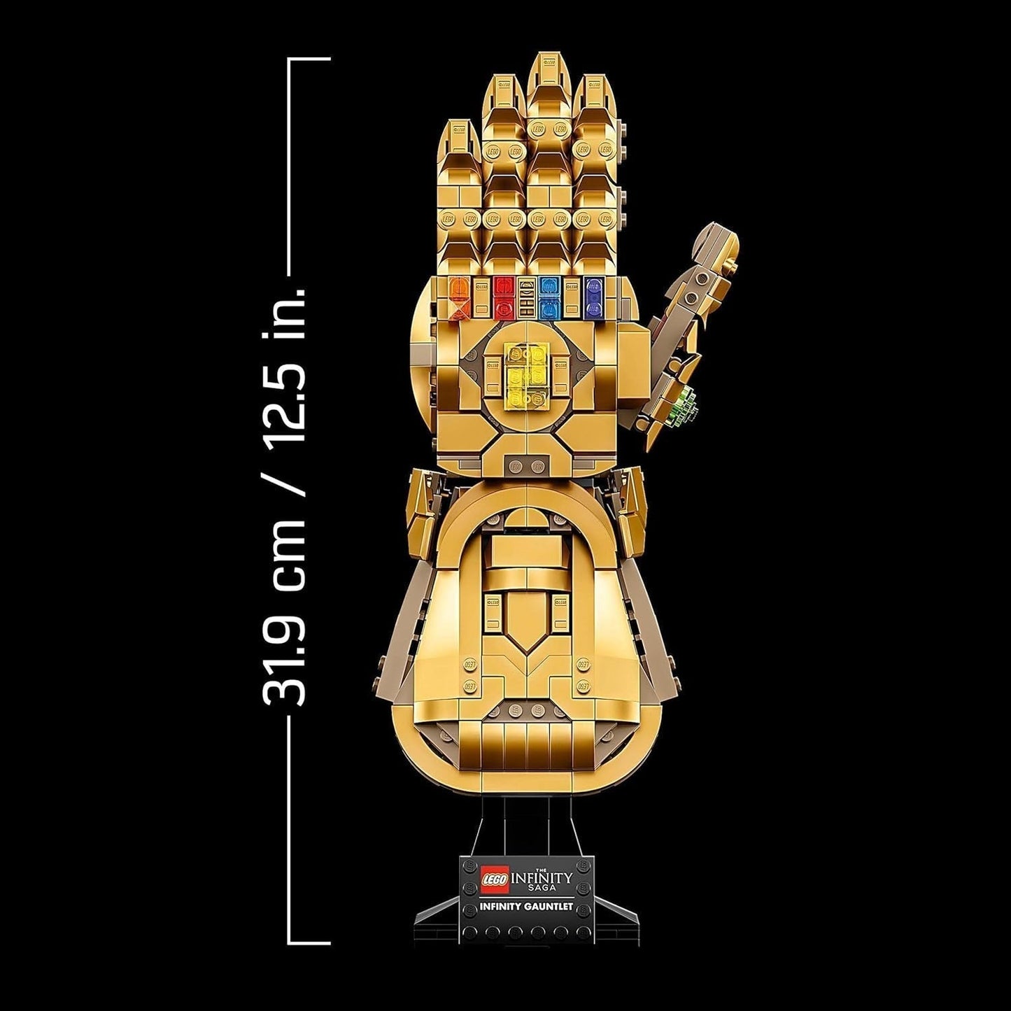 LEGO 76191 Marvel Super Heroes Infinity Glove Avengers Thanos Glove Model Building Set för vuxna Fan objekt Present för män Kvinnor Henne Honom Byggset Besuche den LEGO-Store