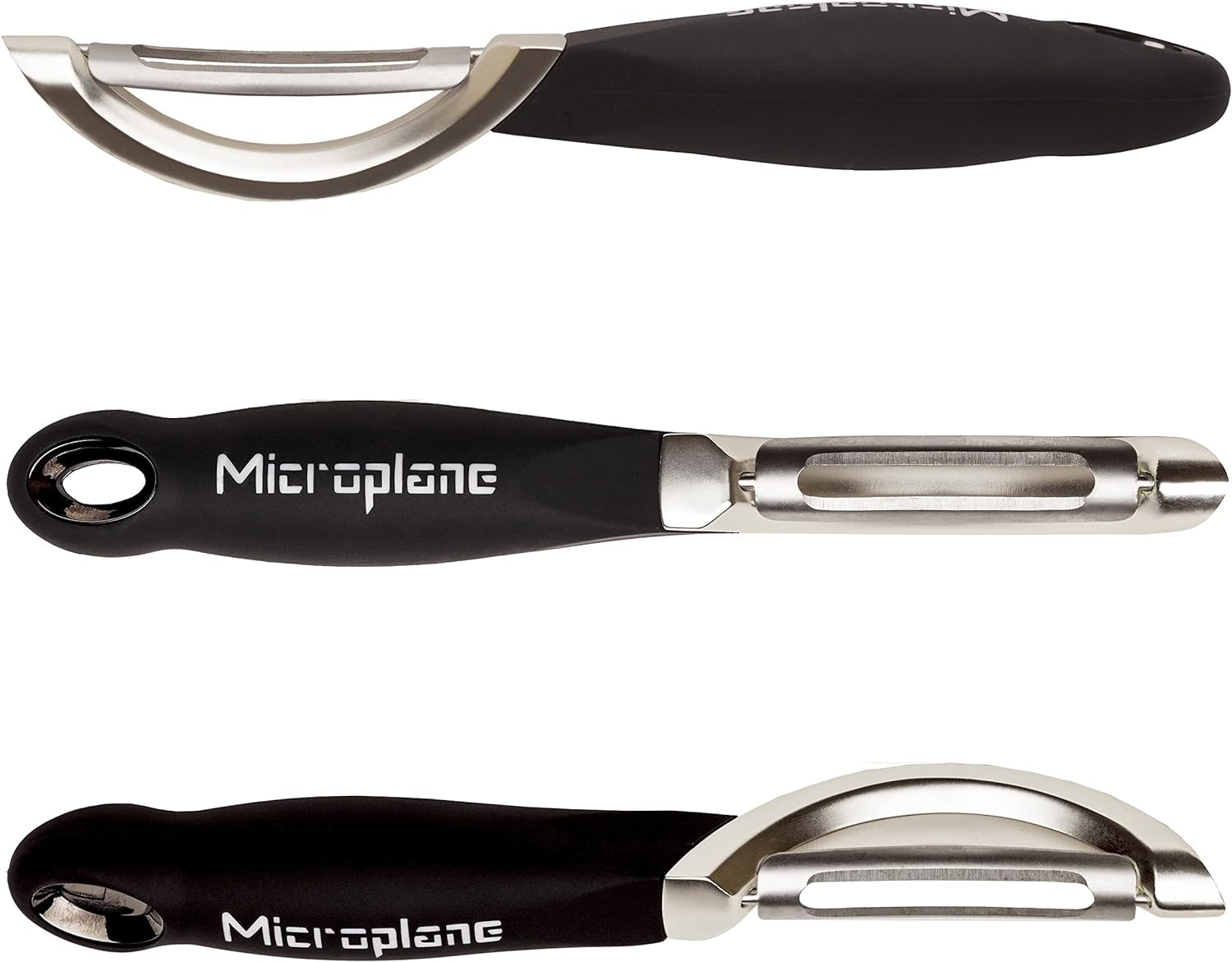 Naty Shop Microplane Professional Double Blade Rostfritt Stål Ambidextrous Skalare