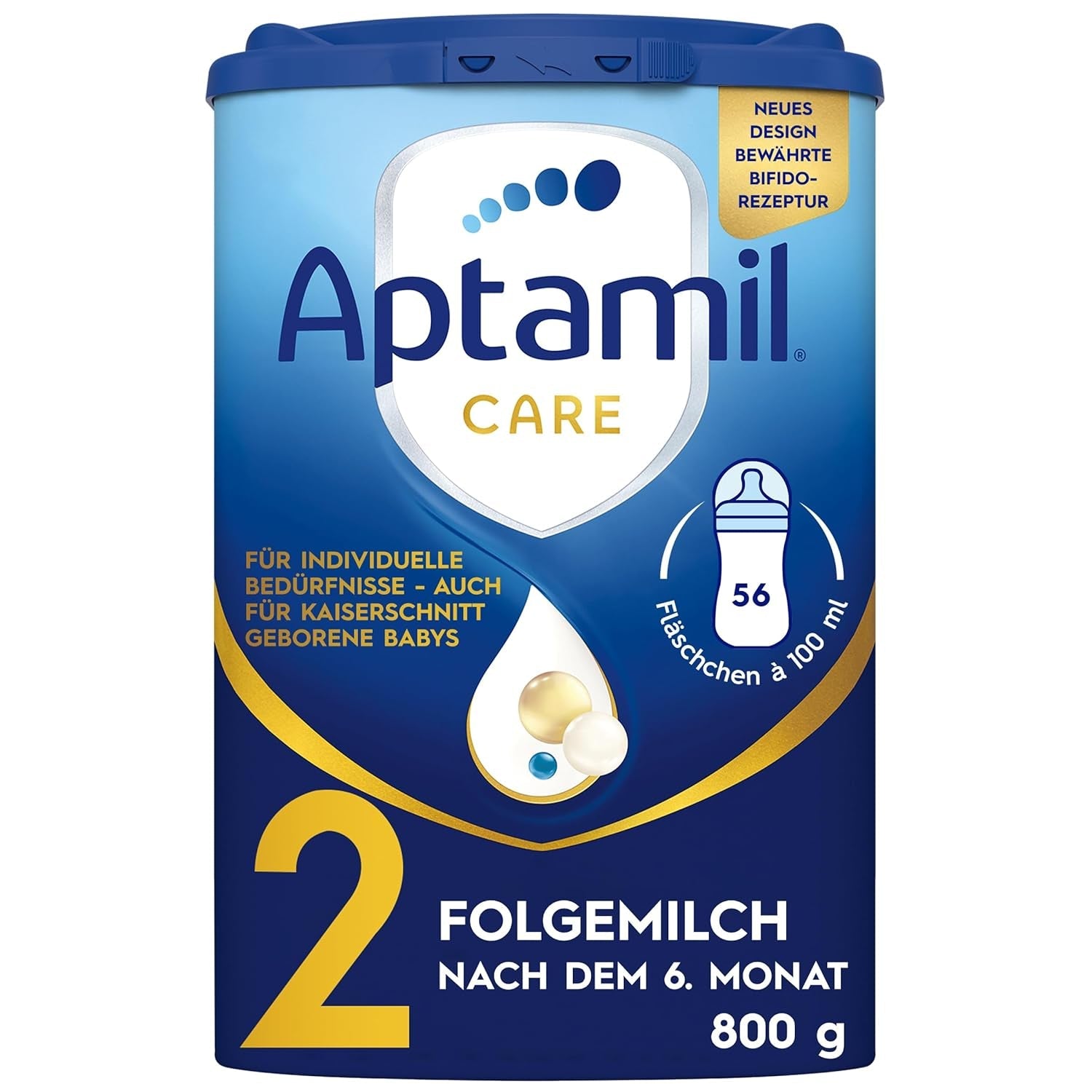 Aptamil Care 2 – Passar även för spädbarn födda med kejsarsnitt – 1 x 800 g