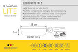 Woll Diamond Lite High-Rim Pan - induktionsgrytor och stekpannor Naty Shop