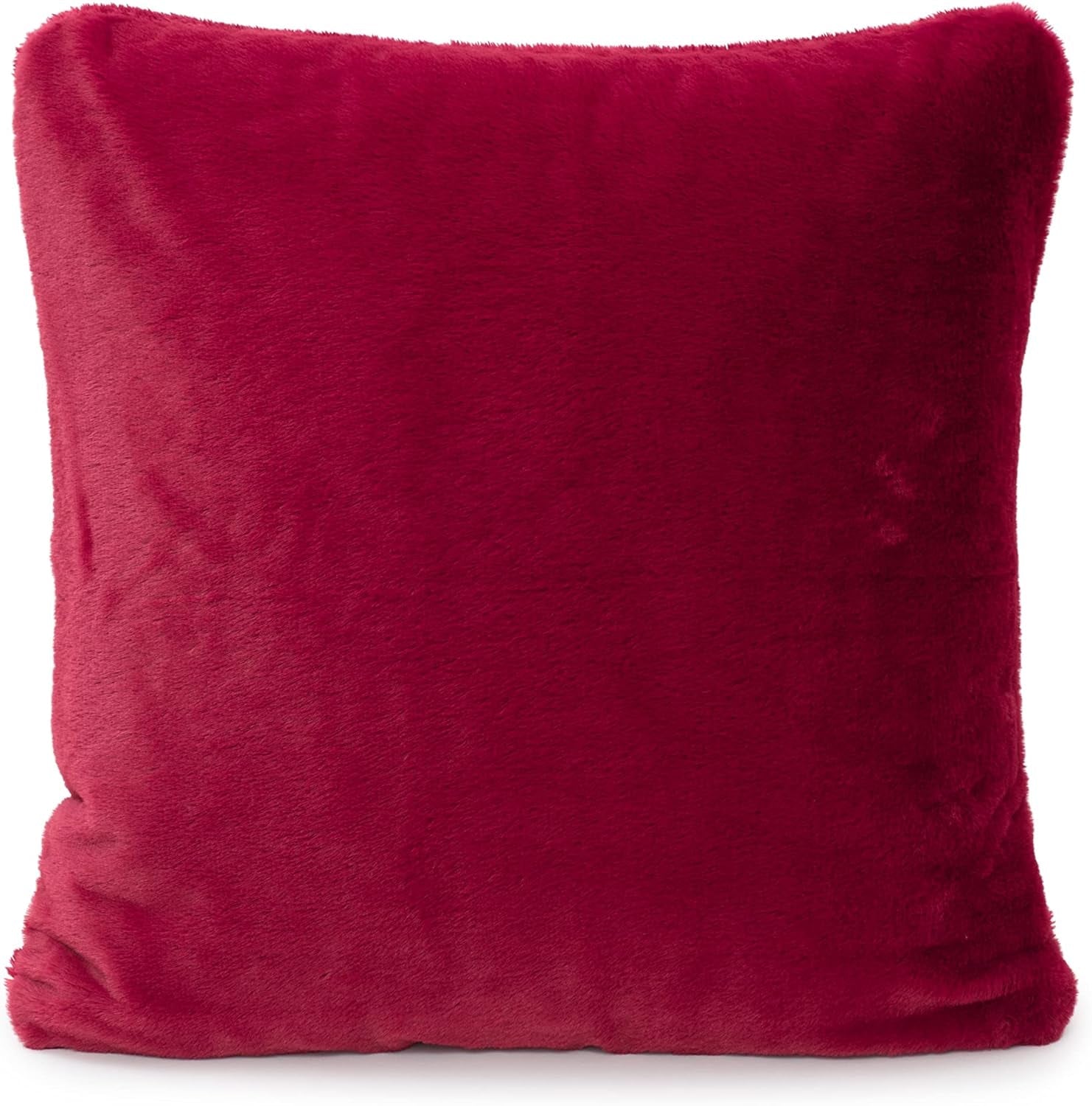 Gözze - Bekvämt kuddfodral, Merino Feeling, 50X50 Cm - Mörkgröna sängar och filtar Besuche den Gözze-Store Carmine red
