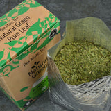 Delicatino - Naturligt grönt PURE LEAF 500G, ekologisk yerba mate stamfri, färsk och rökfri, ekologiskt odlad, vakuumförpackad för maximal fräschör