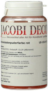 Cake Company Fat Soluble Powder Red Dye (1 x 25g) | Idealisk för att färga mat Metallisk effekt