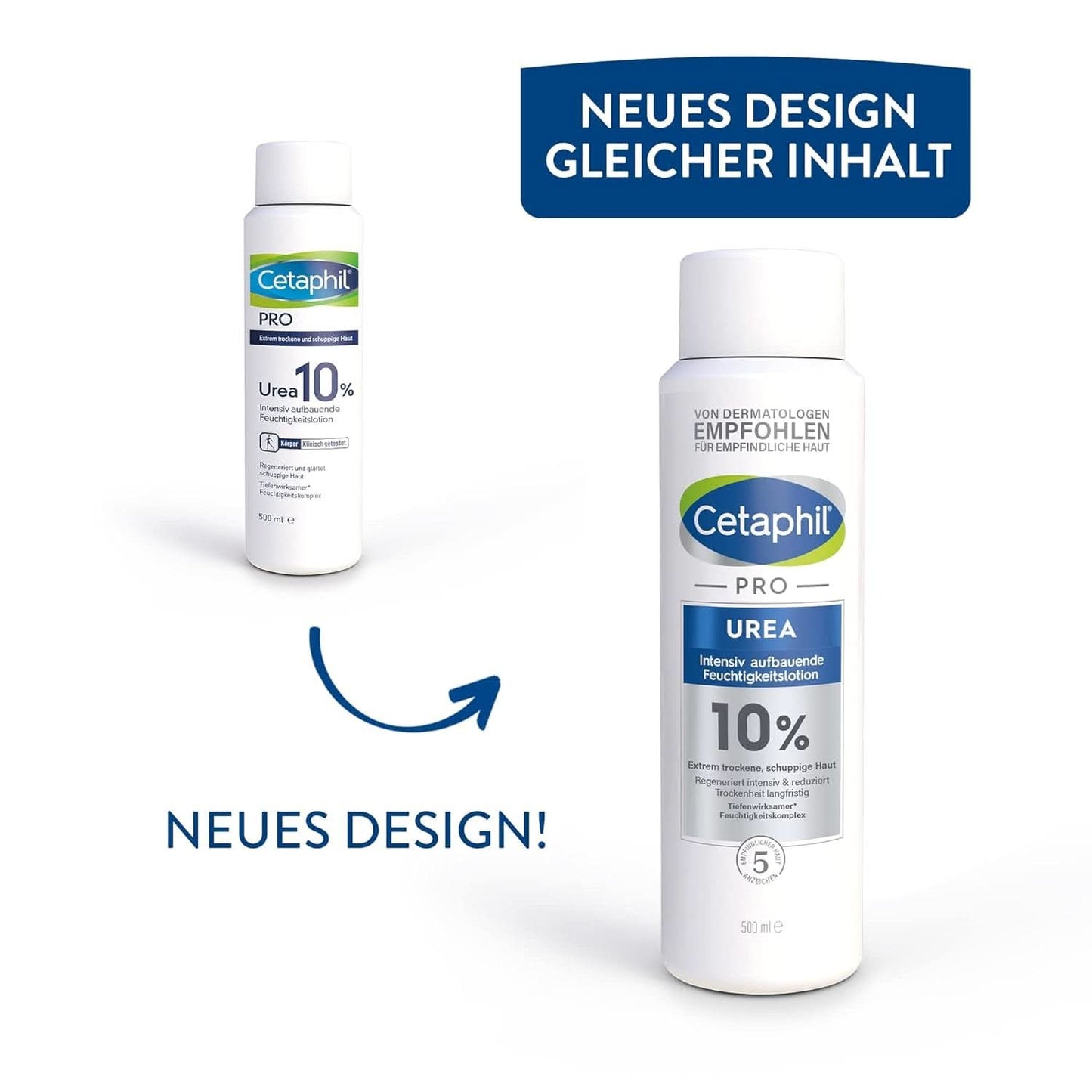 CETAPHIL PRO Urea 10% Intensiv reparerande fuktgivande lotion, 500ml Kosmetika och skönhet Naty Shop