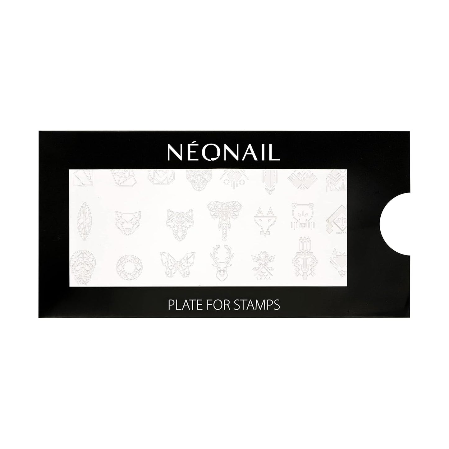 NÉONAIL Nagel Stempel Mit Schaber - Nägel Selber Machen - Nail Art Stämpel - Nageldesign Für Nagel Schablone - French Nails Stempel - Silikon Nagelstempel