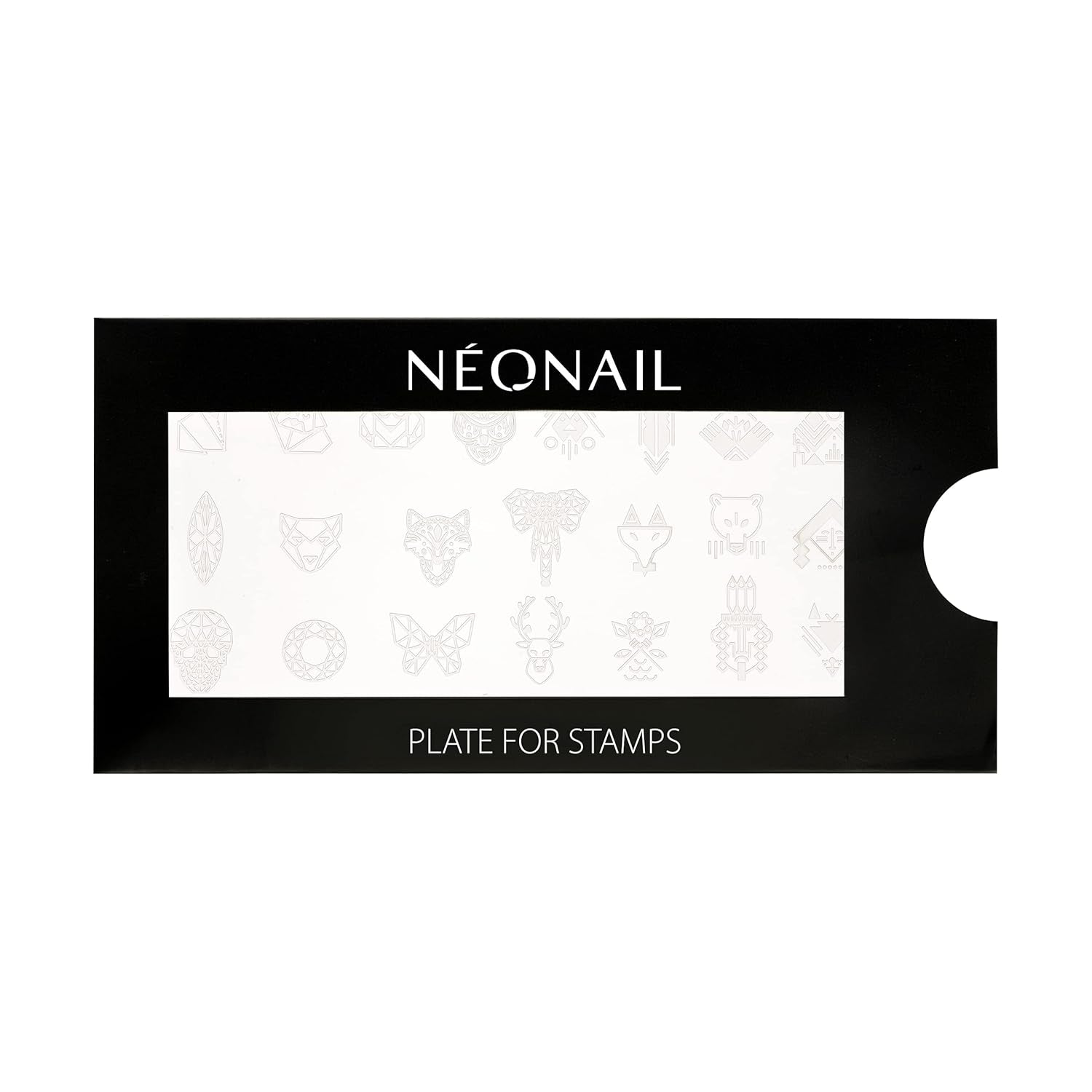 NÉONAIL Nagel Stempel Mit Schaber - Nägel Selber Machen - Nail Art Stämpel - Nageldesign Für Nagel Schablone - French Nails Stempel - Silikon Nagelstempel