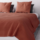 Soleil D'Ocre, Adele, överkast, soffkast, bomull, tegelröd, 220 X 240 Cm Sängar och filtar Besuche den Soleil d'ocre-Store Standardtitel