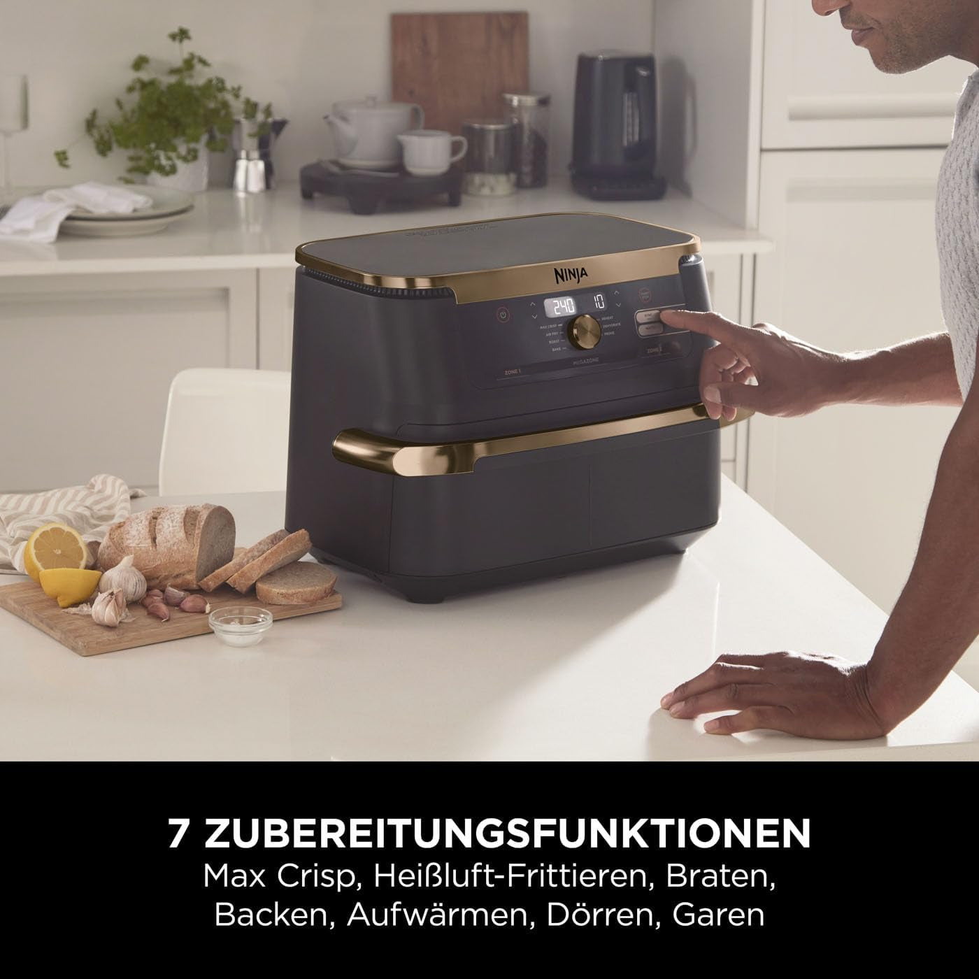 Ninja Foodi Flexdrawer Dual Zone Air Fryer, AF500EUCP Appliances Naty Shop