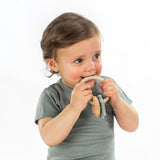 reer BiteDuo | Baby Silicone Wood Teether | Tandsjukdomar | Motoriserad leksak