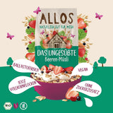 Allos, osötad bärmüsli, förpackning 5 x 500 gram Cereals Naty Shop