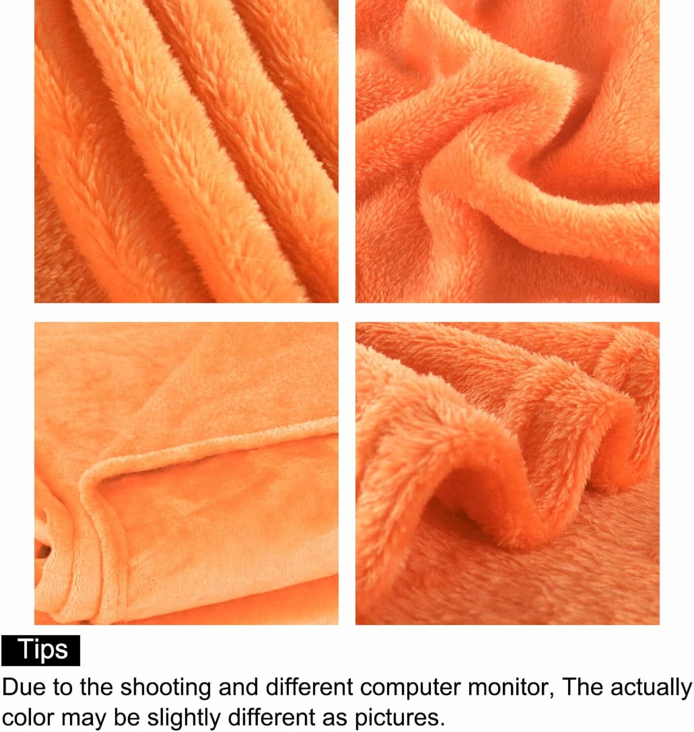 Sourcing Karta Mysig filt täcke överkast Mjuk & varm fleecefilt som sofffilt Sofffilt Vardagsrum och mysig filt Mjuk plyschfilt Orange 150X200Cm Sängar och filtar Besuche den uxcell-Store