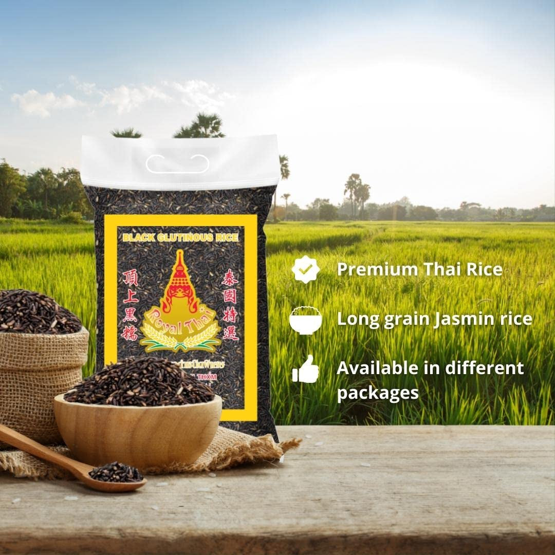 ROYAL THAI RICE - Svart klibbigt ris - 1 x 1 KG