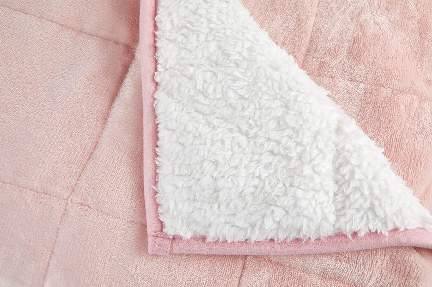 Emma Barclay Weighted Sherpafilt, 127 X 152 cm, Blush Pink Emma Barclay sängar och filtar