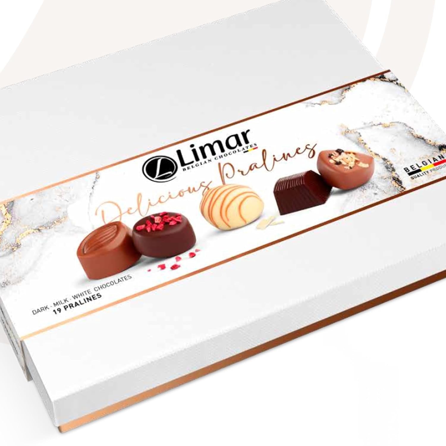 Limar Belgian Luxury Choklad: 19 individuella godsaker – tillverkade i traditionell stil