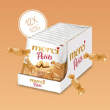 Merci Petits kaffegrädde - 12 x 125 g - Små vita chokladpraliner på fin choklad med kaffegrädde - individuellt inslagna chokladpraliner