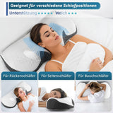 IDEA Nackvärkskudde Ortopedisk kudde Tillverkad av Memory Foam Kudde Ergonomisk nackkudde för optimalt stöd Anti-snarkningskudde för sido, rygg och mage Sovcervikala ortopediska kuddar Naty Shop