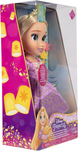 Disney Princess Rapunzel 35 cm sjungande docka, sjunger "I See The Light", inkluderar tillbehör för roligare, perfekt för tjejer från 3 år och uppåt, lila